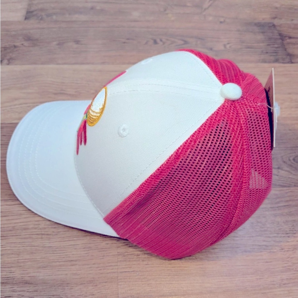 NWT! Awaya Life Women’s Pink/White Golf "Love" Graphic Hat/Cap Adjustable - Picture 9 of 10